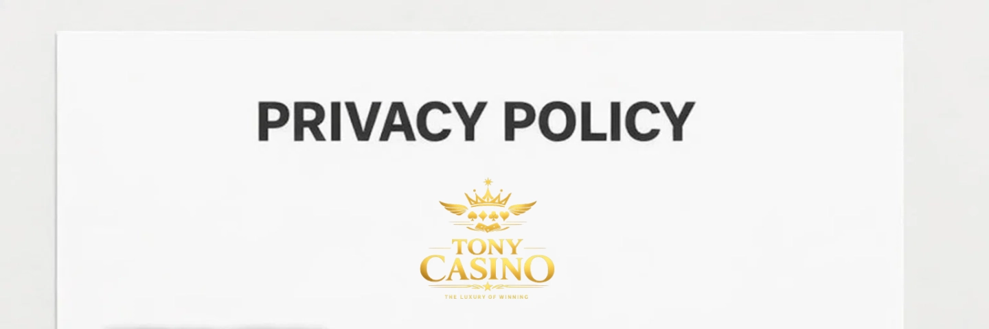 tonybet - privacy policy